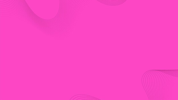 Abstract pink line waves geometric background. modern background design. gradient color. fluid shape