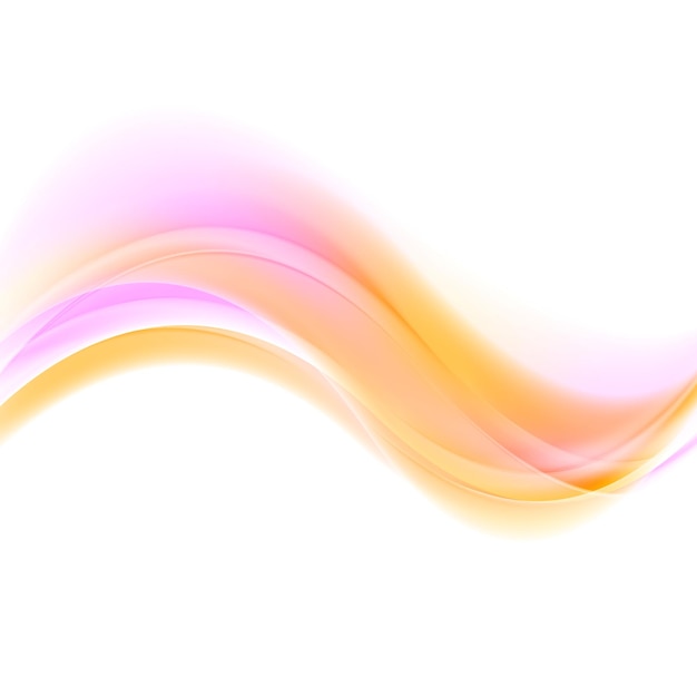 Vector abstract pink and orange futuristic waves