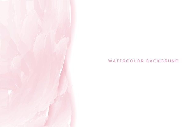 Abstract pink watercolor background soft blush pink and dusty rose watercolor fluid painting