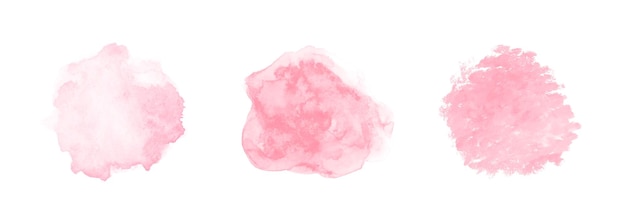 Vector abstract pink watercolor water splash vector watercolour texture in rose color