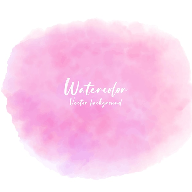 Abstract pink watercolor on white background