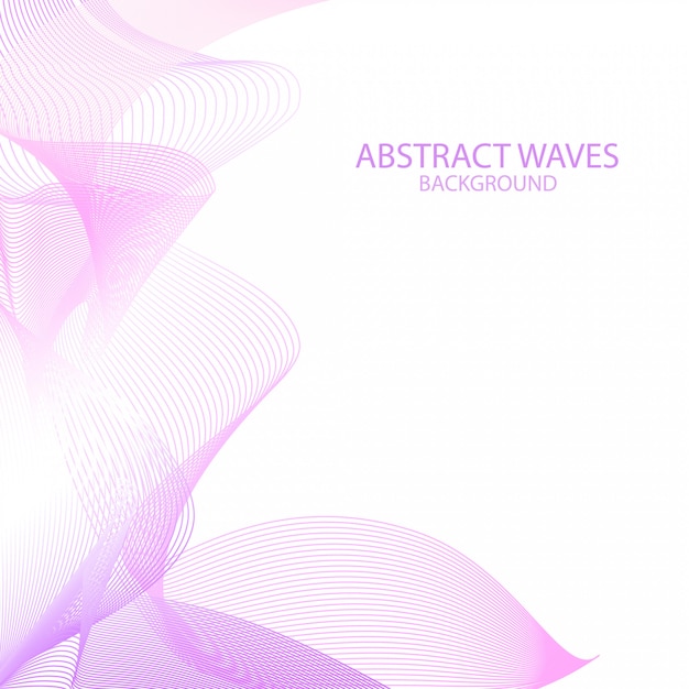 Abstract pink wave background