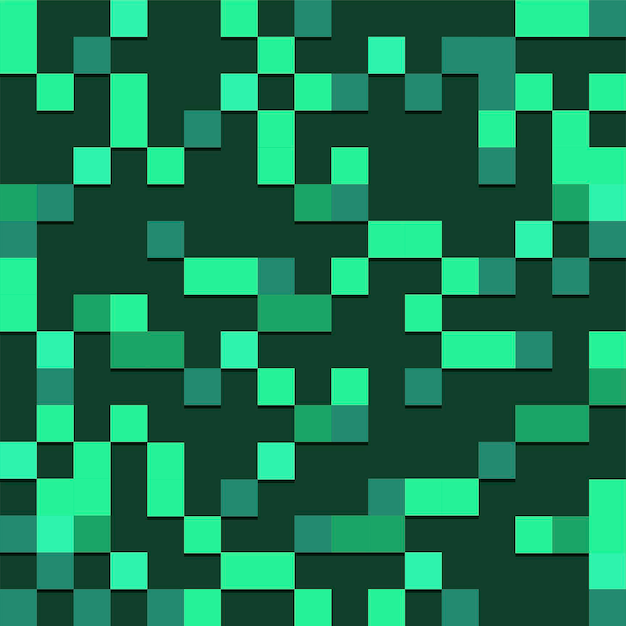 Vector abstract pixel style background