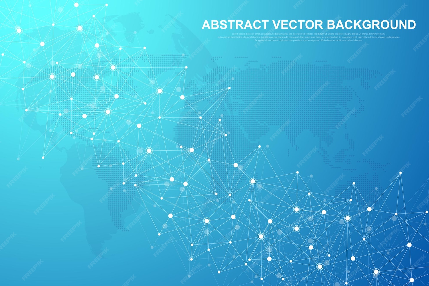 Premium Vector | Abstract plexus background with connected lines and ...