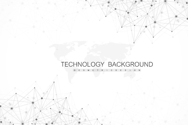 abstract plexus background with connected lines and dots.