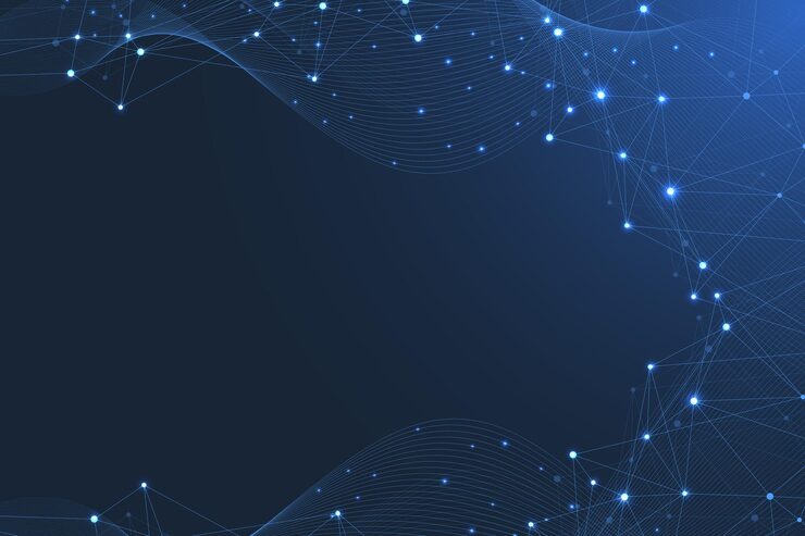 Vector abstract plexus background with connecting dots and lines wave flow plexus geometric effect big data with compounds lines plexus minimal array digital data visualization vector illustration