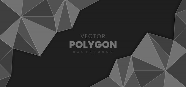 Vector abstract polygon background