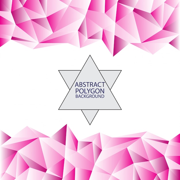 Vector abstract polygon background