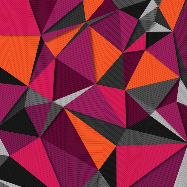 Vector abstract polygon background