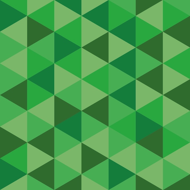 Abstract polygon green background design