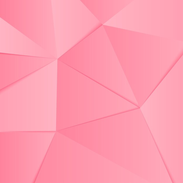 Vector abstract polygon pink background , lowpoly