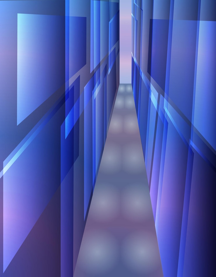 Vector abstract polygon