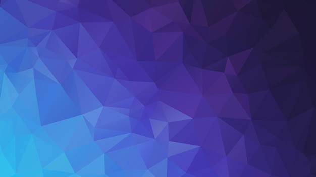 Abstract Polygonal Background in blue, Vector illustration.