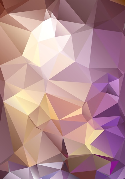 Abstract polygonal background Futuristic style Geometric colorful triangle texture Mosaical surface