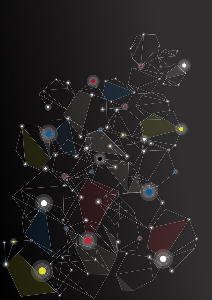 Vector abstract polygonal background low poly style vector color illustration