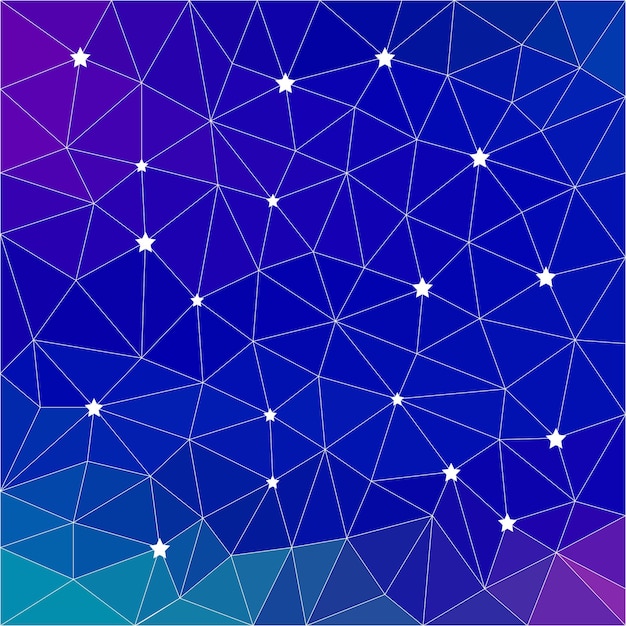 Abstract polygonal background. Vector triangle low poly pattern for use in design card, invitation, poster, t shirt, silk neckerchief, printing on textile, fabric, garment etc.