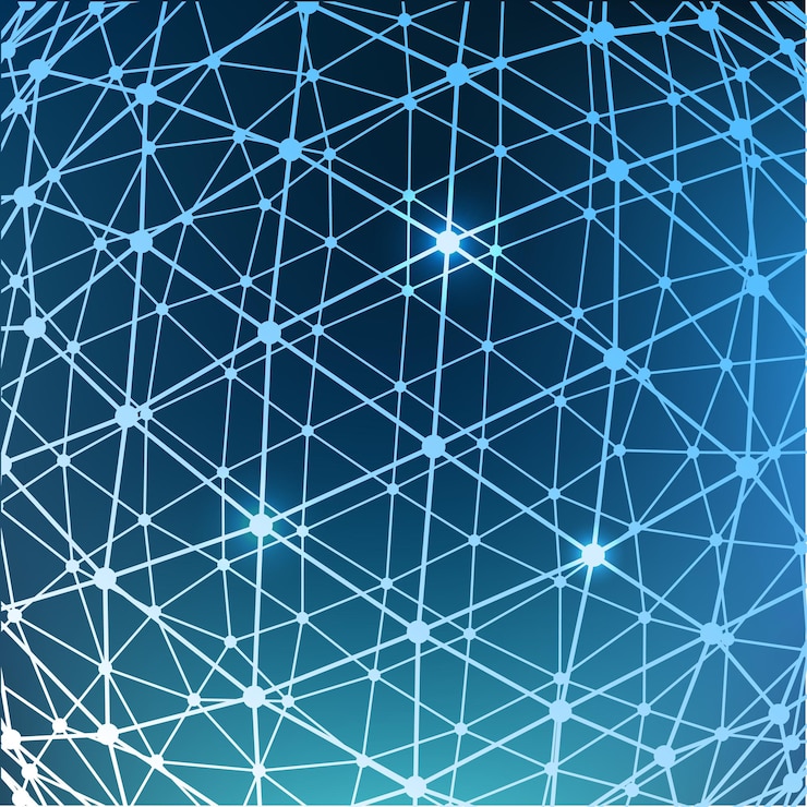 Vector abstract polygonal background