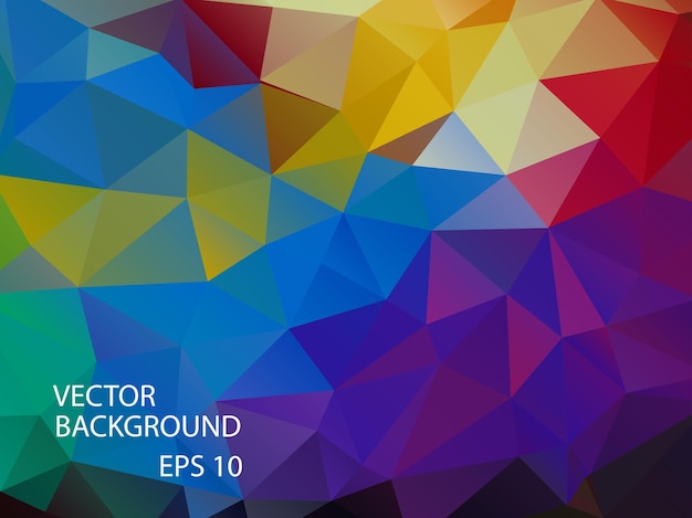 Vector abstract polygonal background