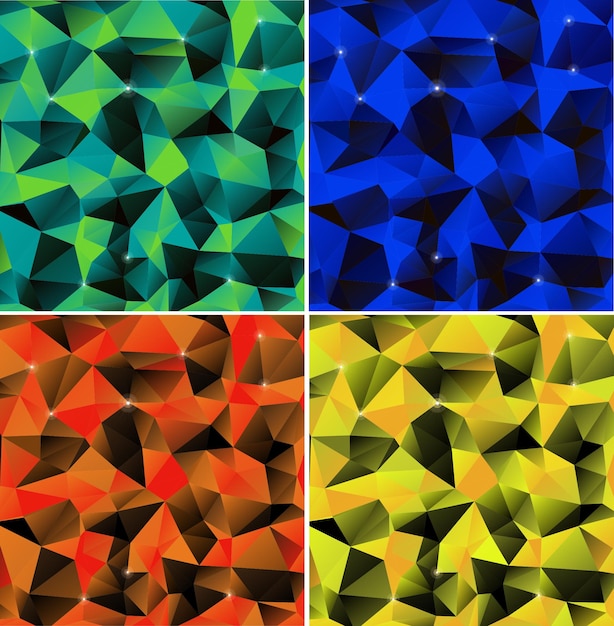 Abstract polygonal background