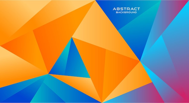 Abstract polygonal colorful background