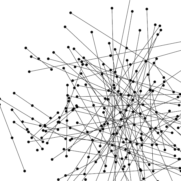 Immagine poligonale astratta che consiste in forma cristallina con punto di vertice delle linee di bordo sfondo geometrico nella struttura molecolare del dna e dei neuroni illustrazione vettoriale eps 10 per la progettazione aziendale