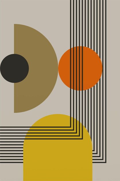 벡터 추상 포스터 중세 현대 다채로운 인쇄 기하학 예술 인쇄 기하학 모양 현대 인쇄 추상 벽화