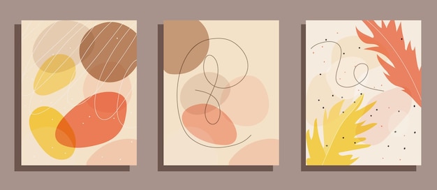 Abstract poster set