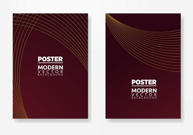 Vector abstract poster template. brochure and letterhead template design for business. company identity