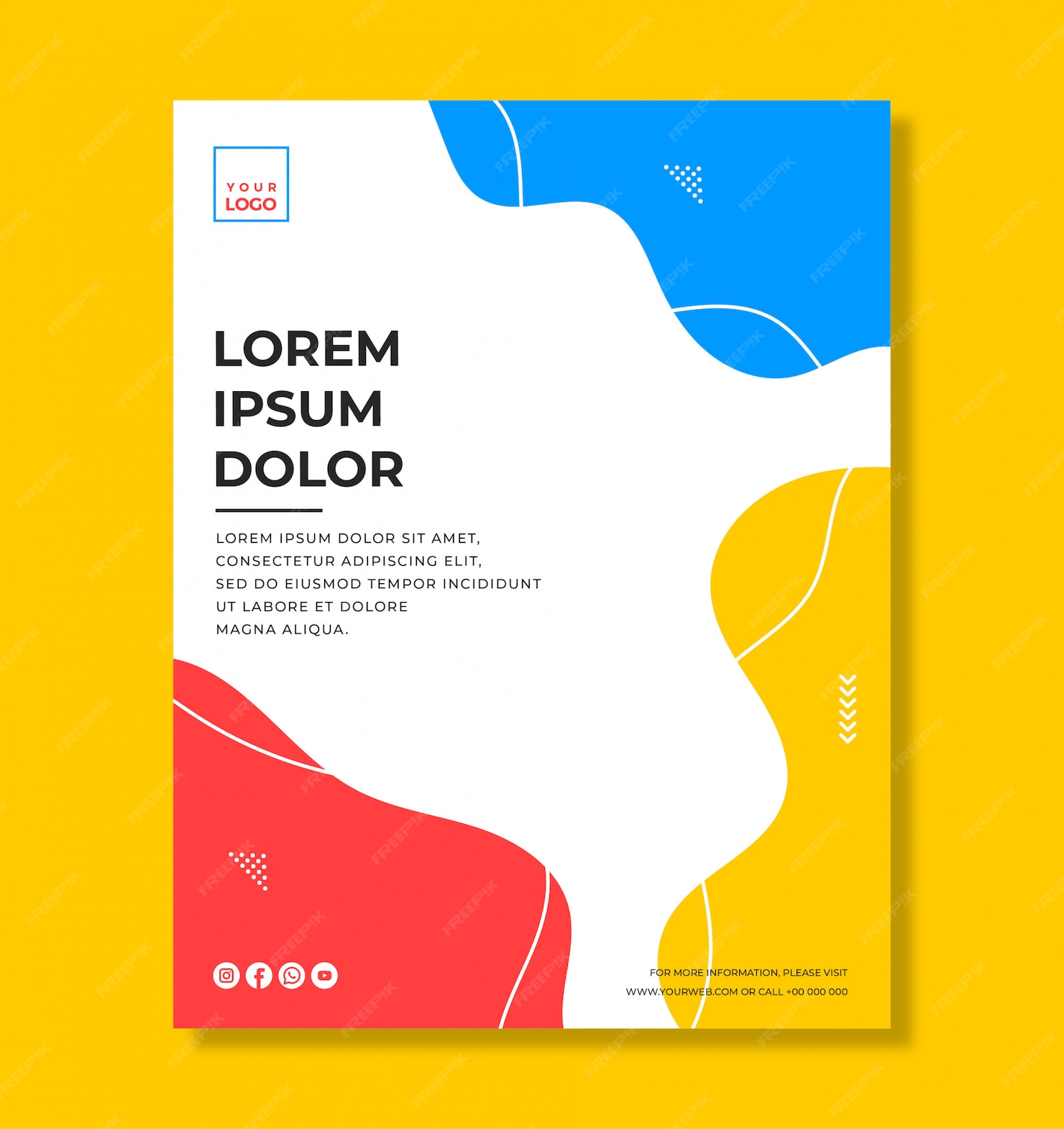 Premium Vector Abstract Poster Template Design premium-vector-abstract-poster-template-design