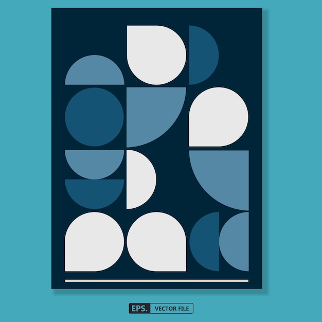 Abstract poster vectorkunst