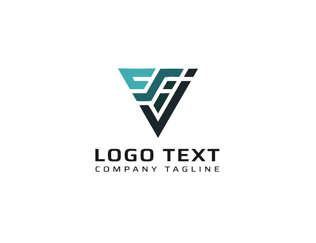 Vector abstract premium typography logo design