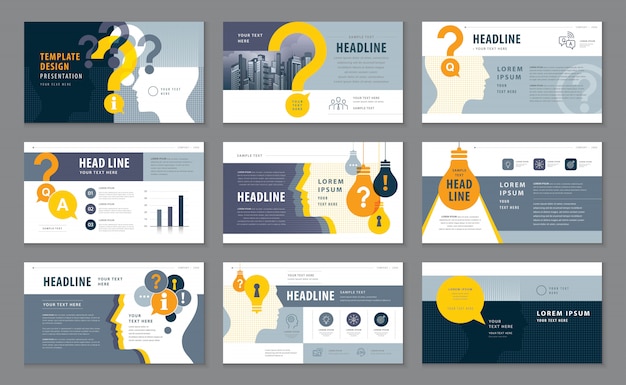 Abstract presentation templates