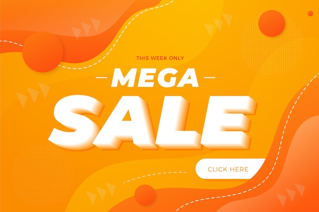 Vector abstract promotion spring mega sale