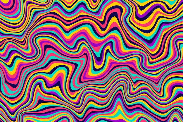 Vector abstract psychedelic groovy background abstract background