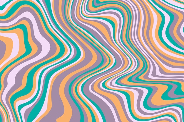 Vector abstract psychedelic groovy background