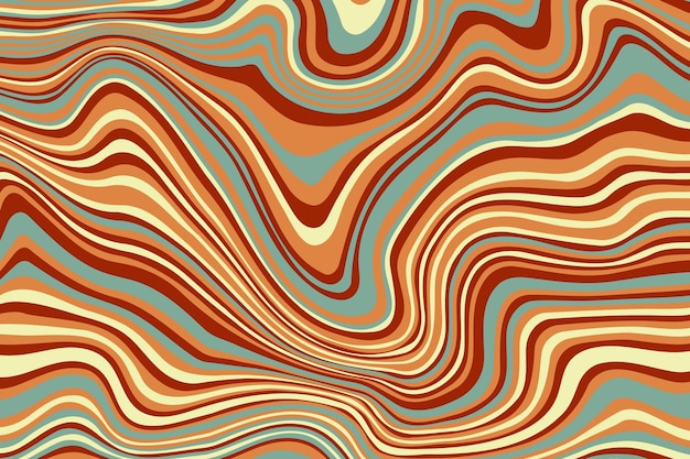 Abstract psychedelic groovy background