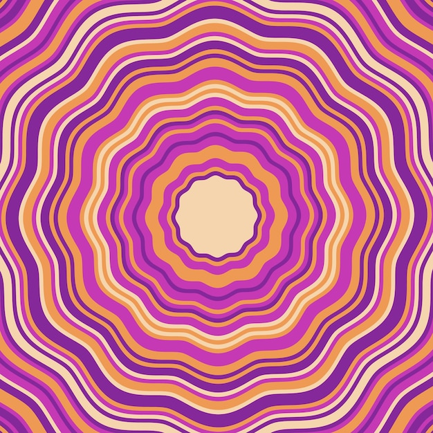 Abstract psychedelic groovy background