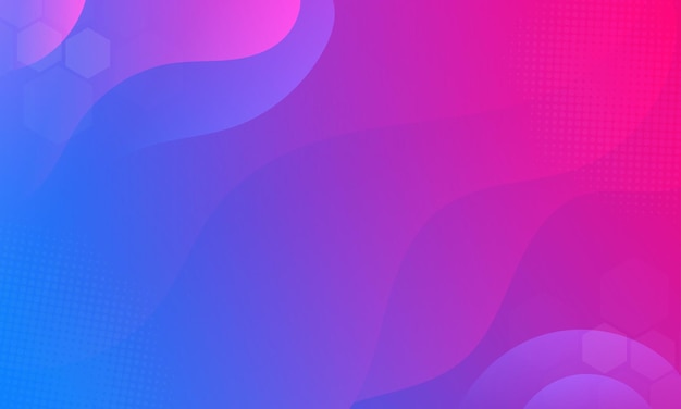 Abstract purple blue background with wavy shapes suitable for website flyers posters