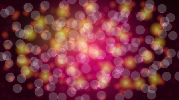 Abstract purple blurred background with bokeh effect Magical bright festive multicolored beautiful