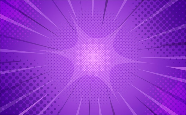 Abstract purple comic background