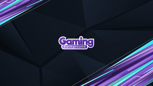 Abstract Purple and Cyan Gaming  Background