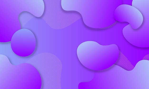 Abstract purple fluid shape background. Vector illustration. Smart design for your work.