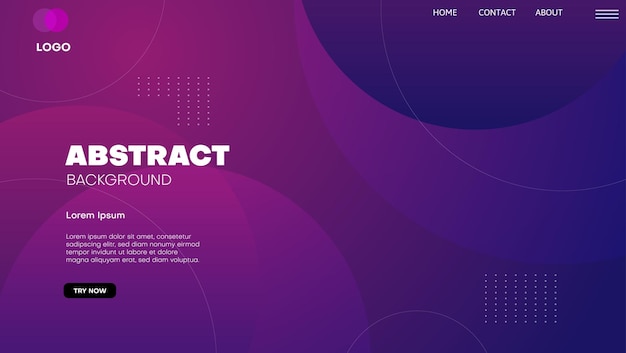 Abstract purple geometric background.landing page design template.vector illustration