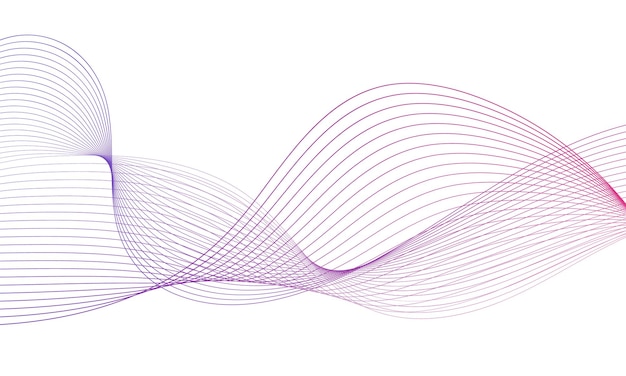 Abstract purple gradient wave element for design. digital frequency track equalizer.