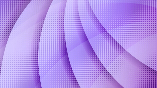 Abstract purple halftone technology background