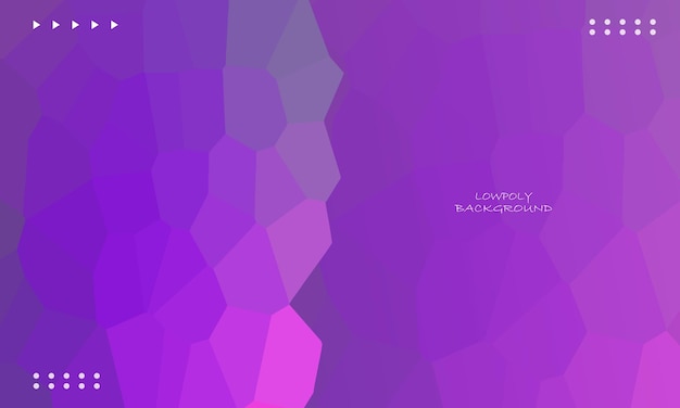 Abstract purple llowpoly background