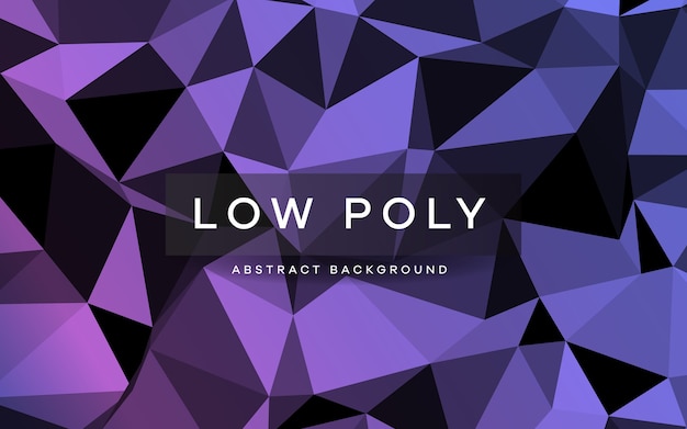 Abstract purple low poly background texture