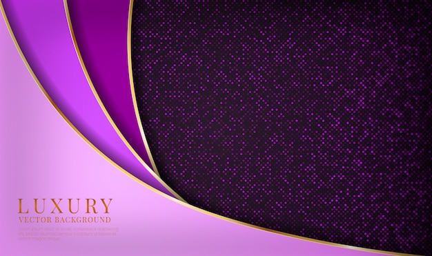 Premium Vector | Abstract purple luxury background overlap layer ...