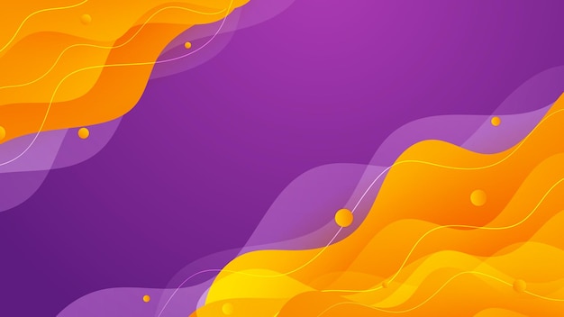 Abstract purple and orange background abstract colorful wavy background business background futuristic technology digital hi tech concept website banner and brochure background