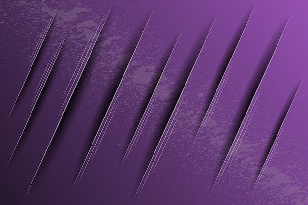 Abstract purple stripe diagonal lines light on dark purple background.